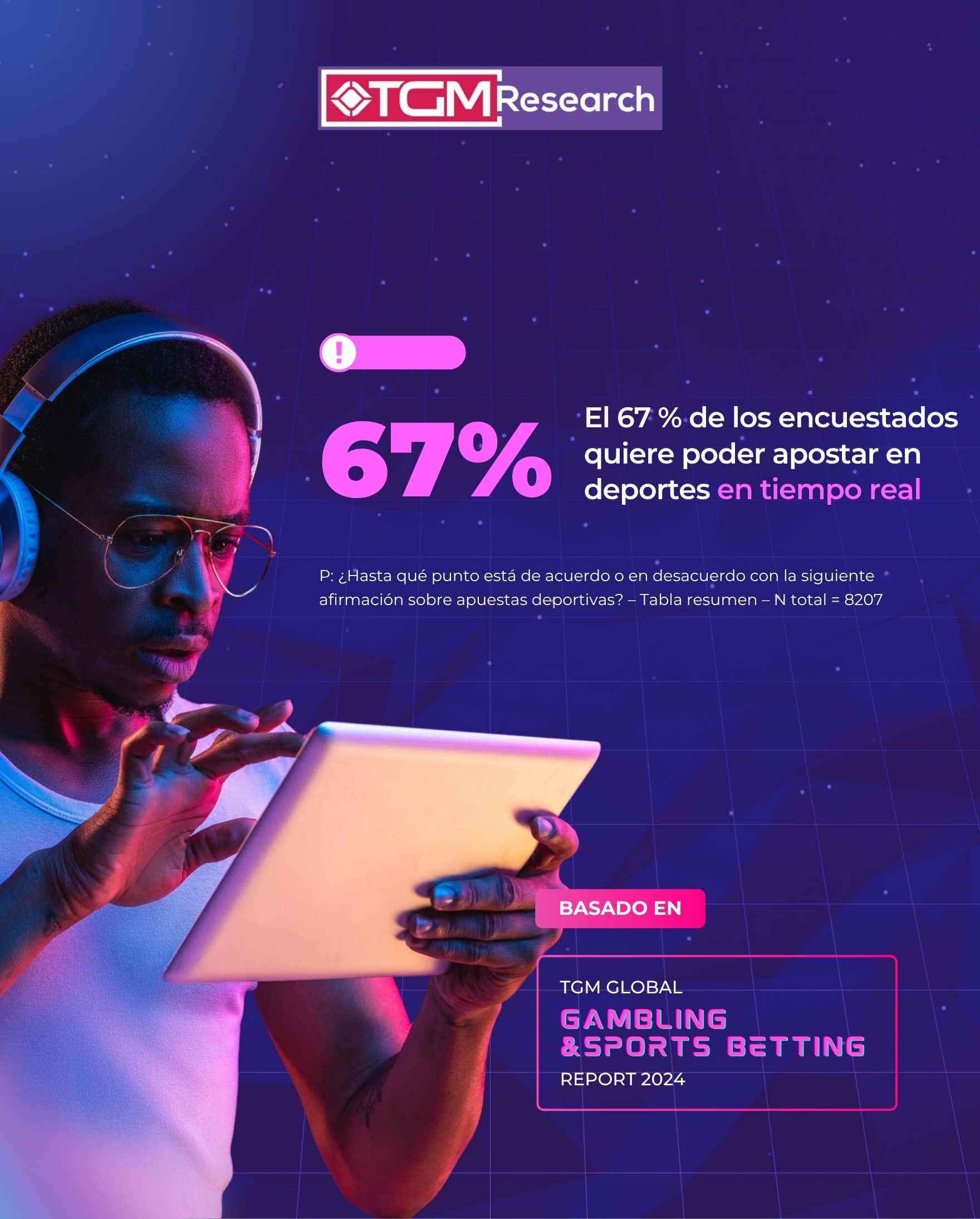 El crecimiento de las apuestas en vivo, en tiempo real 