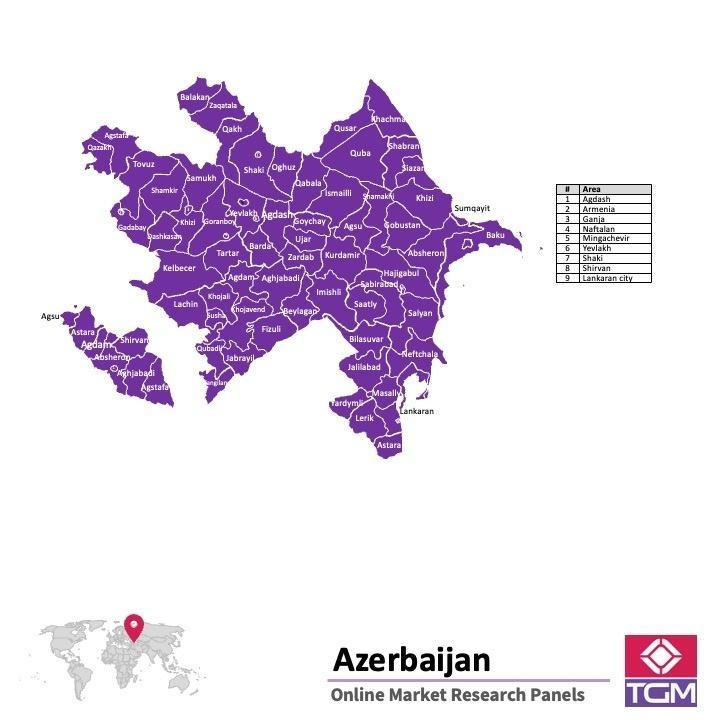 Panel online en Azerbaiyán | Investigación de mercado y encuestas en Azerbaiyán