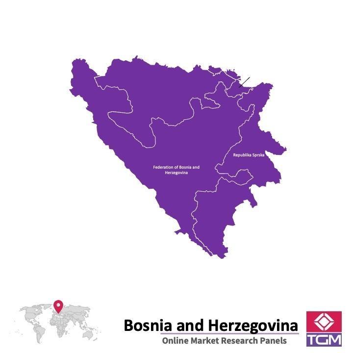 Panel online en Bosnia y Herzegovina | Investigación de mercado y encuestas en Bosnia y Herzegovina