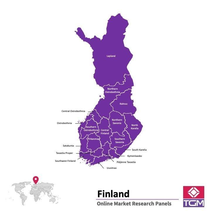 Panel online en Finlandia | Investigación de mercado y encuestas en Finlandia