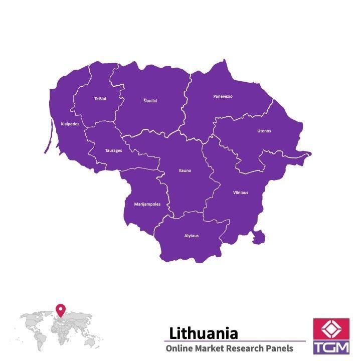 Panel online en Lituania | Investigación de mercado y encuestas en Lituania