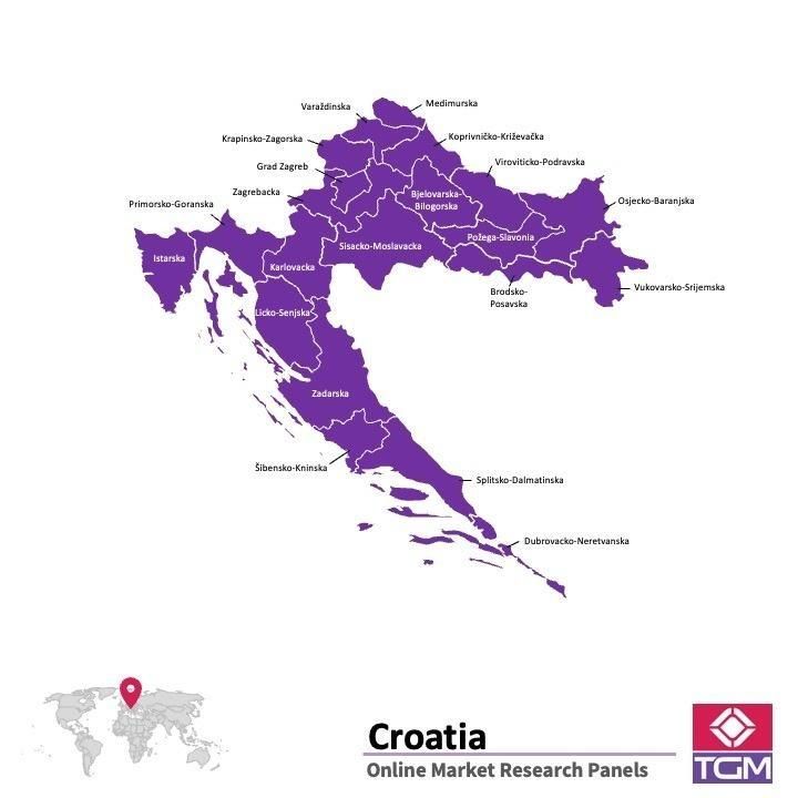 Panel online en Croacia |  Investigación de mercado y encuestas en Croacia