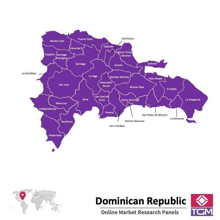 Panel online en Republica Dominicana |  Investigación de mercado y encuestas en Republica Dominicana