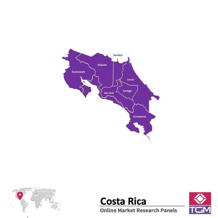 Panel online en Costa Rica |  Investigación de mercado y encuestas en Costa Rica