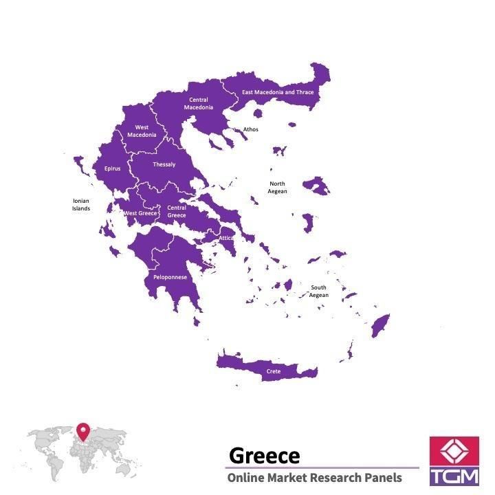 Panel online en Grecia |  Investigación de mercado y encuestas en Grecia